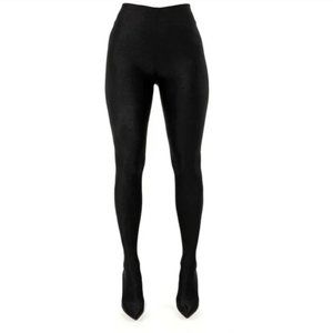AZALEA WANG Stretch Stiletto Black Legging Pant Boot sz 12